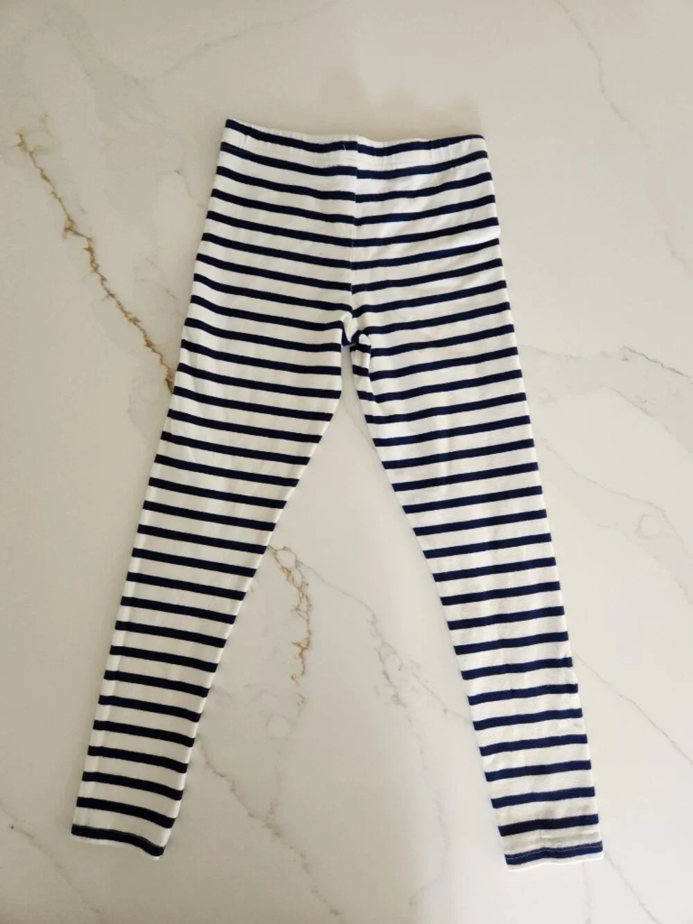 Carter's Blue & White Striped Leggings